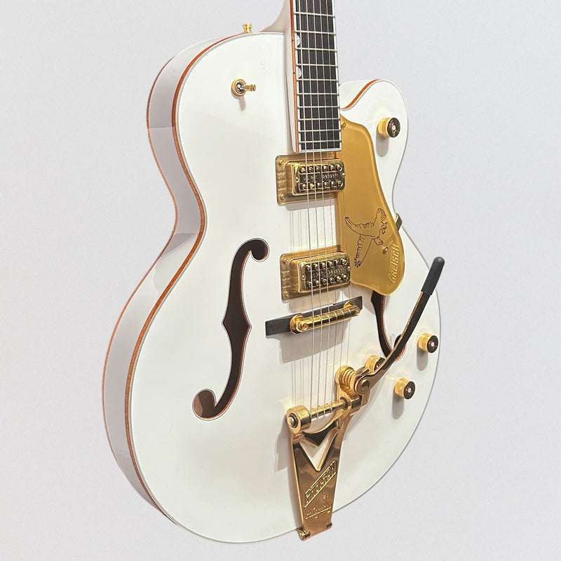 Gretsch G6136T White Falcon Hollow Body Bigsby MIJ Electric Guitar - White