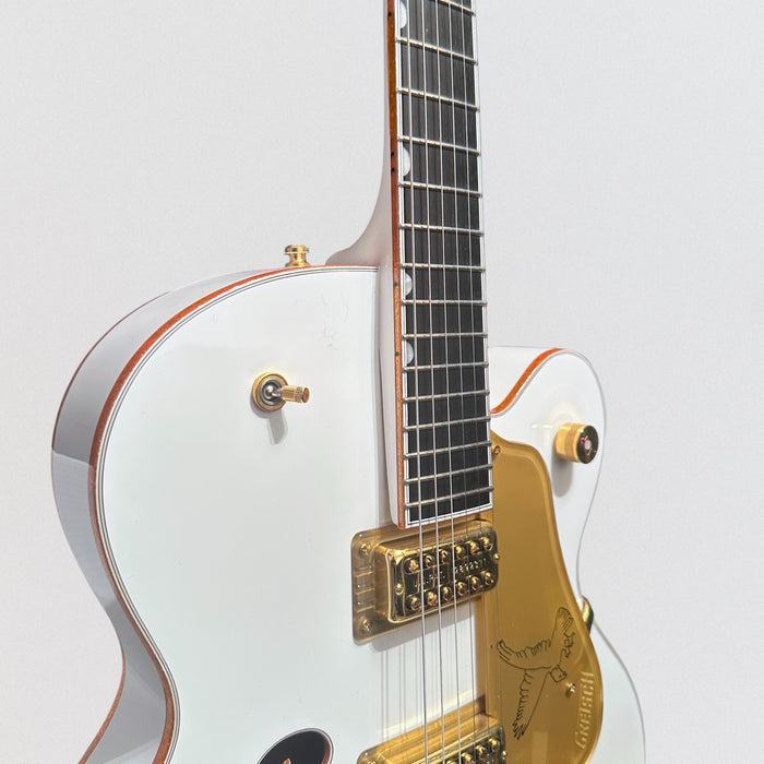 Gretsch G6136T White Falcon Hollow Body Bigsby MIJ Electric Guitar - White