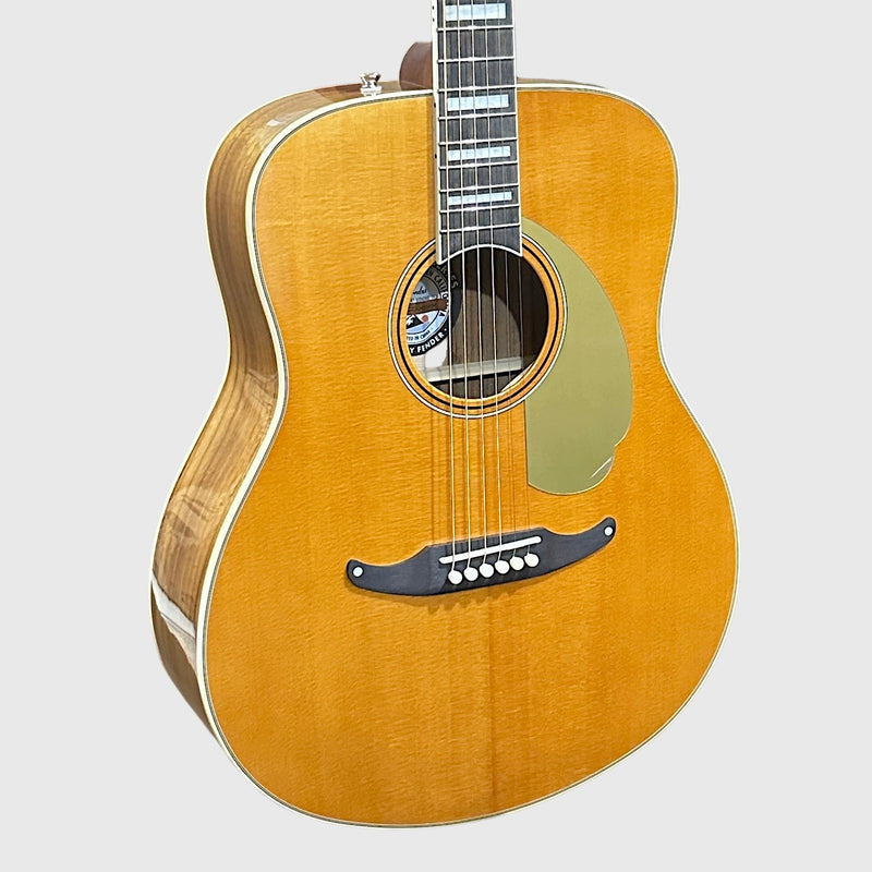 Fender California Vintage Palomino Auditorium Acoustic Electric Guitar - Aged Natural