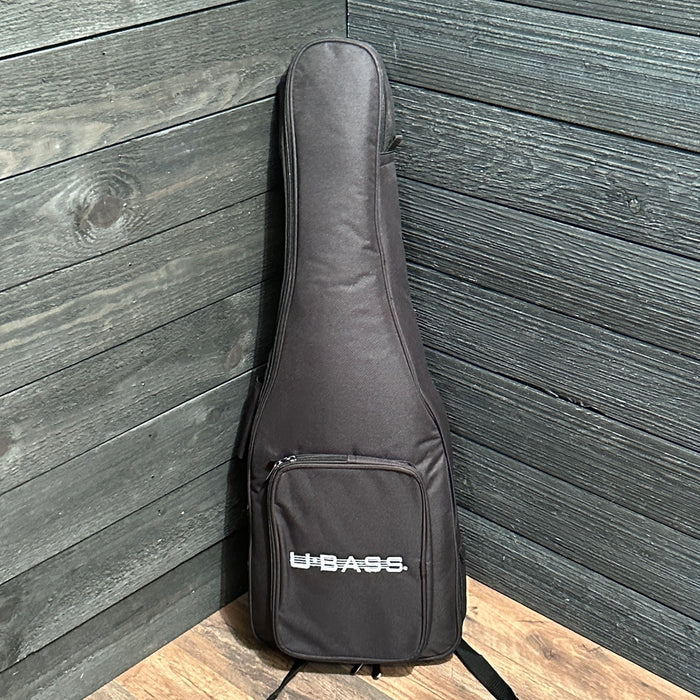 Kala U•BASS Exotic Mahogany 4 String Acoustic Electric Bass Guitar - Natural