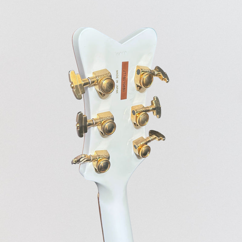 Gretsch G6136T White Falcon Hollow Body Bigsby MIJ Electric Guitar - White