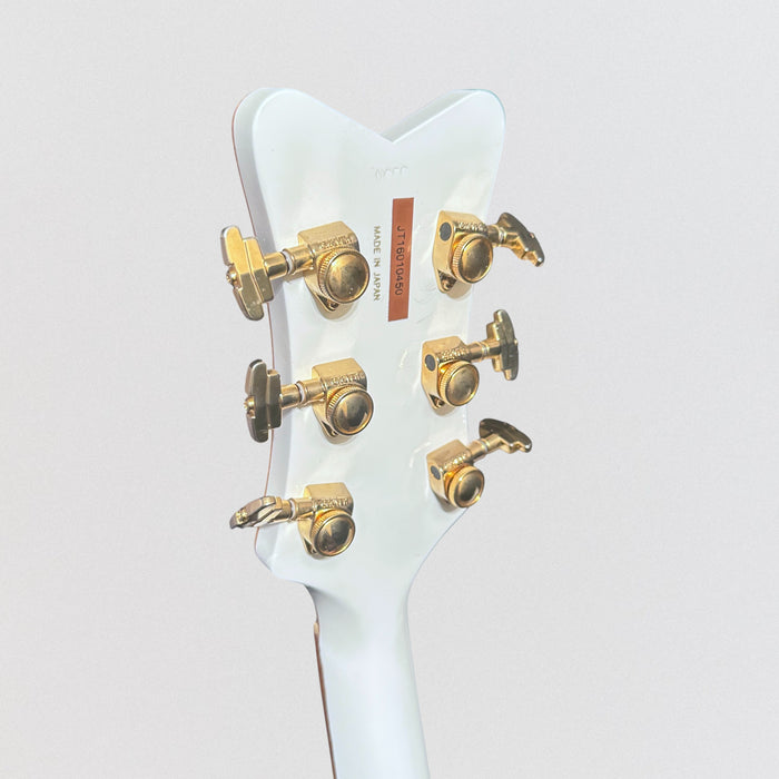 Gretsch G6136T White Falcon Hollow Body Bigsby MIJ Electric Guitar - White