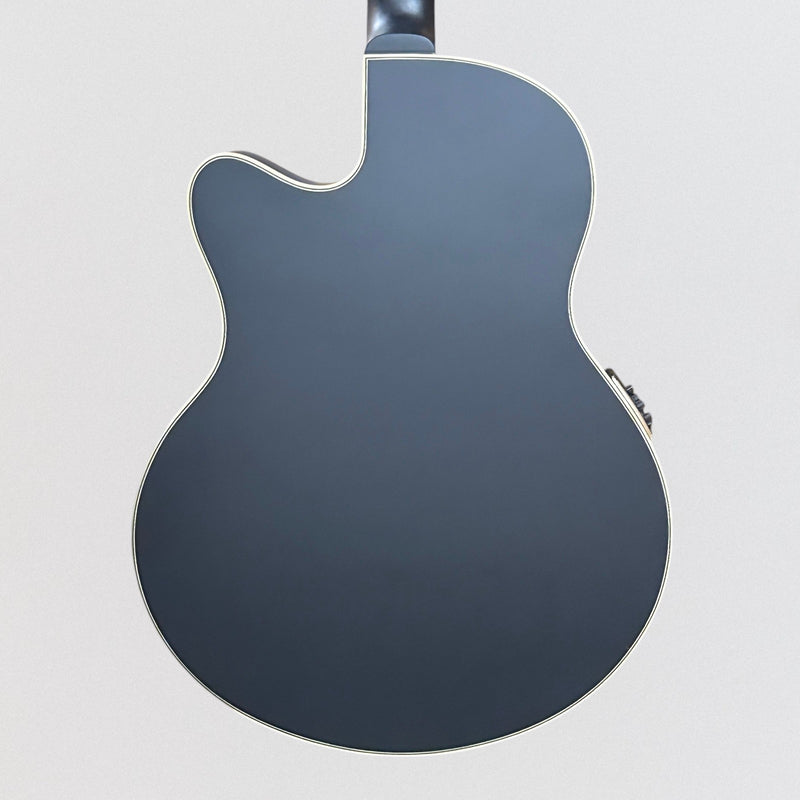 Warwick RockBass Alien Deluxe Thinline Hybrid 4 String Acoustic Electric Bass Guitar -Black
