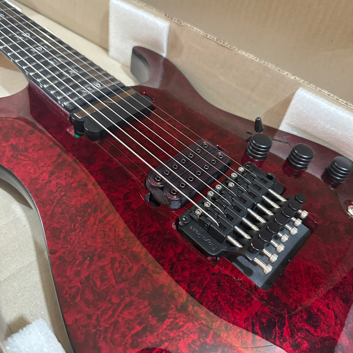 Schecter C-7 FR-S Apocalypse 7-String Electric Guitar - Red Reign