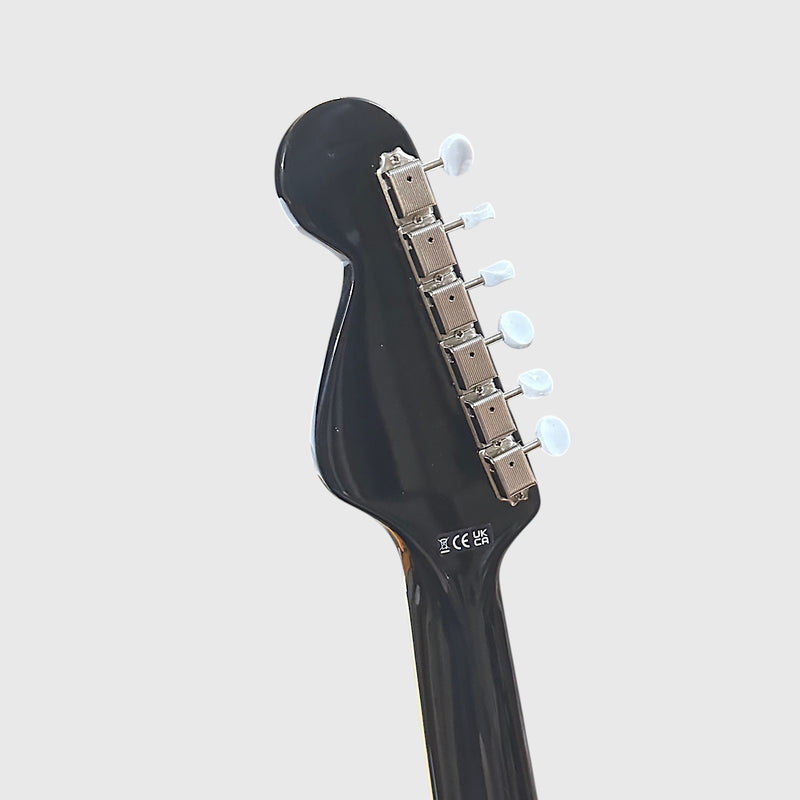 Fender California Vintage Malibu Concert Acoustic Electric Guitar w/ Case - Black