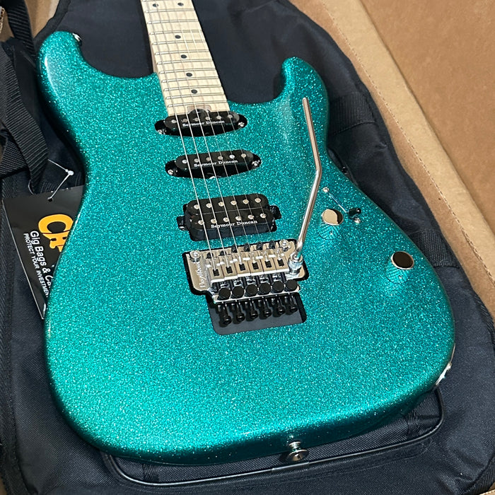 Charvel Pro-Mod San Dimas Style 1 HSS FR M  Electric Guitar - Aqua Flake