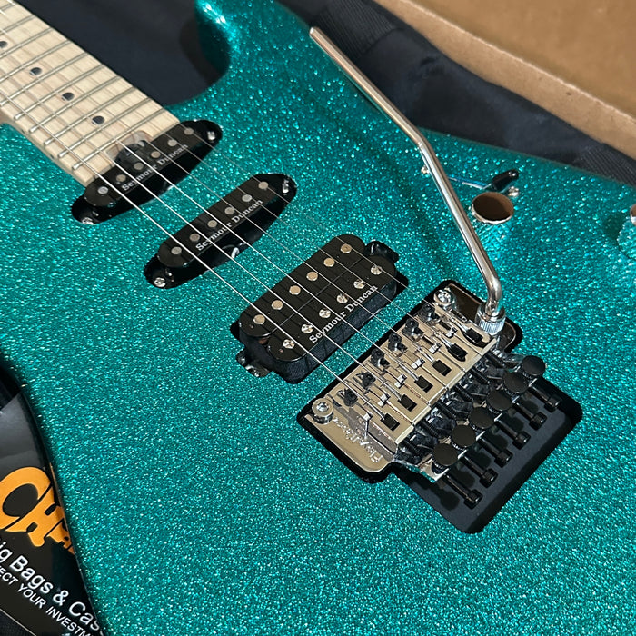 Charvel Pro-Mod San Dimas Style 1 HSS FR M  Electric Guitar - Aqua Flake