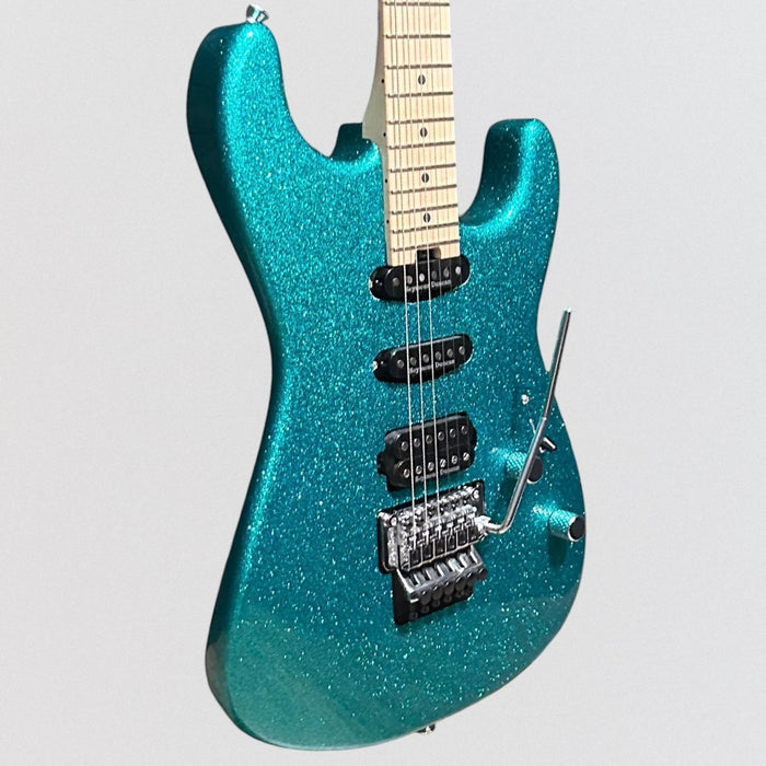 Charvel Pro-Mod San Dimas Style 1 HSS FR M  Electric Guitar - Aqua Flake