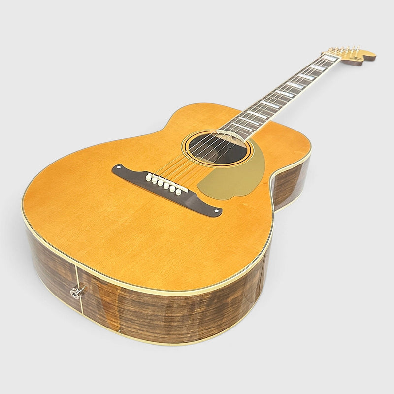 Fender California Vintage Malibu Concert Acoustic Electric Guitar w/ Case - Aged Natural