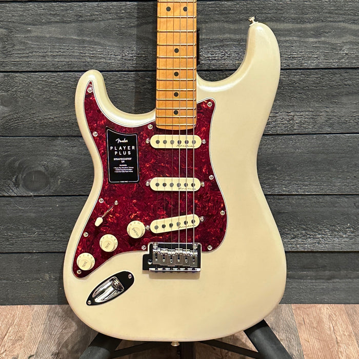 Fender Player Plus Stratocaster Left-Handed Electric Guitar - Olympic Pearl