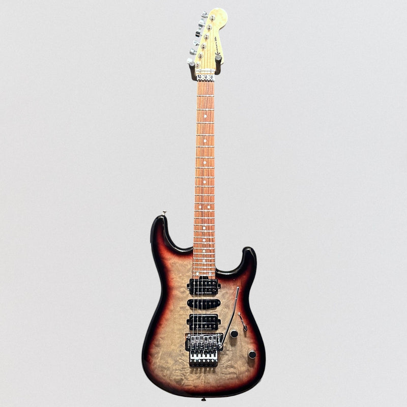 Charvel MJ San Dimas Style 1 HSH FR M QM Electric Guitar - Midnight Glow