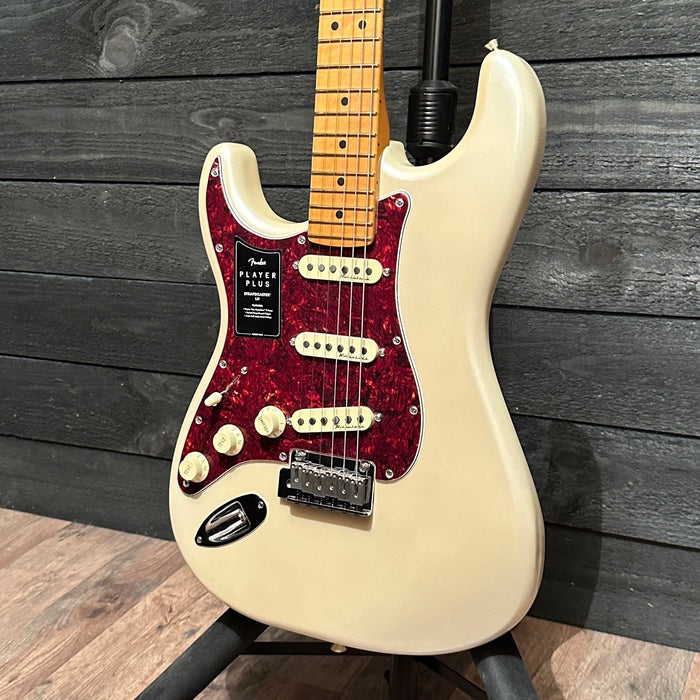 Fender Player Plus Stratocaster Left-Handed Electric Guitar - Olympic Pearl