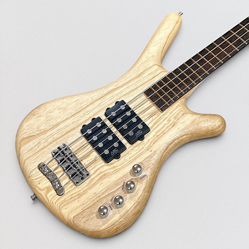 Warwick RockBass Corvette $$ 4 String Electric Bass Guitar - Natural Transparent Satin