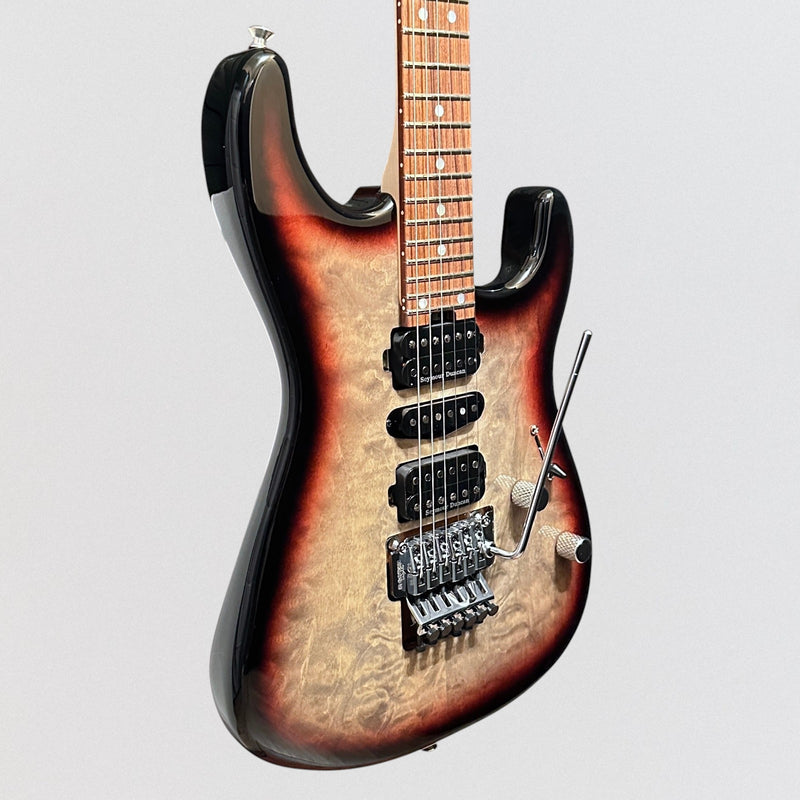 Charvel MJ San Dimas Style 1 HSH FR M QM Electric Guitar - Midnight Glow