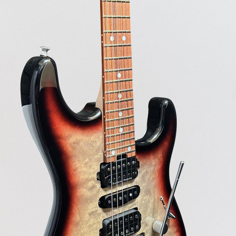 Charvel MJ San Dimas Style 1 HSH FR M QM Electric Guitar - Midnight Glow