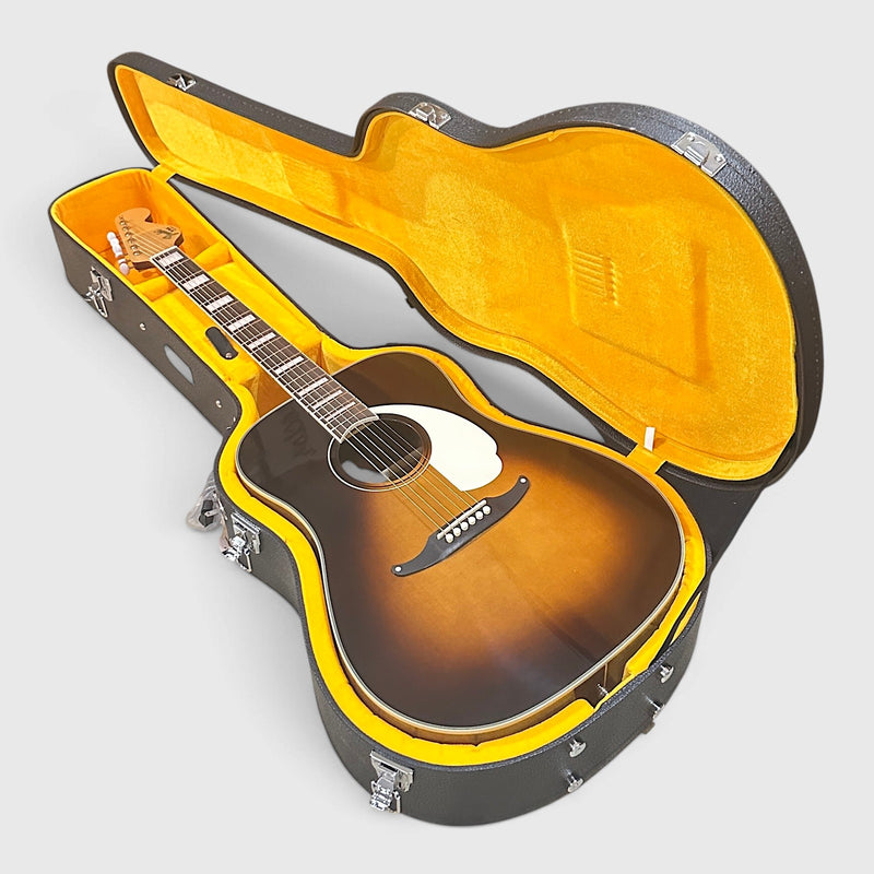Fender California Vintage King Dreadnought Acoustic Electric Guitar w/ Case - Sunburst