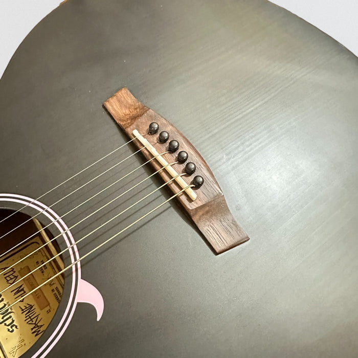 Schecter Machine Gun Kelly Electric Acoustic Guitar - Black