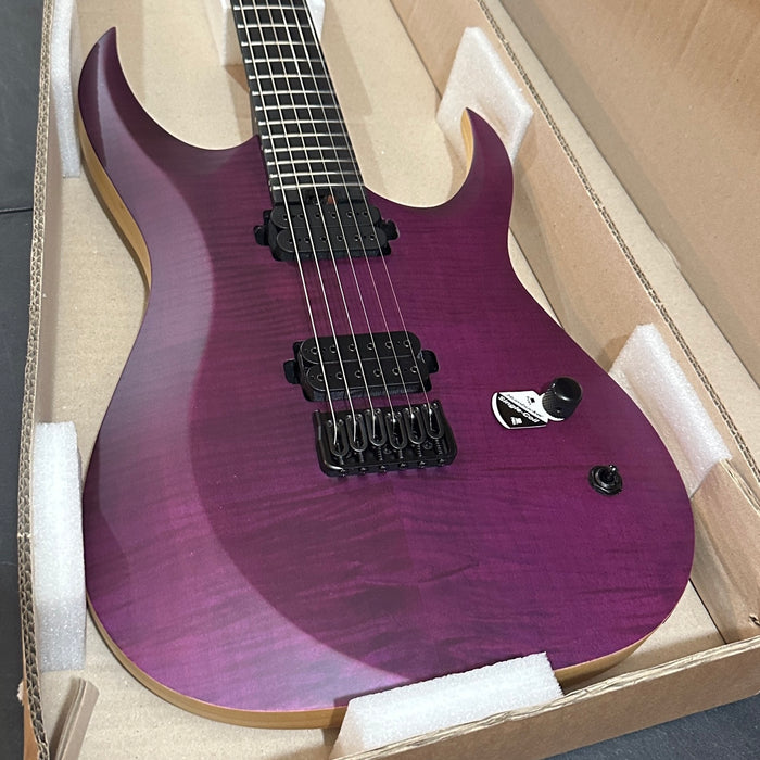 Schecter John Browne Tao-6 Electric Guitar - Satin Trans Purple