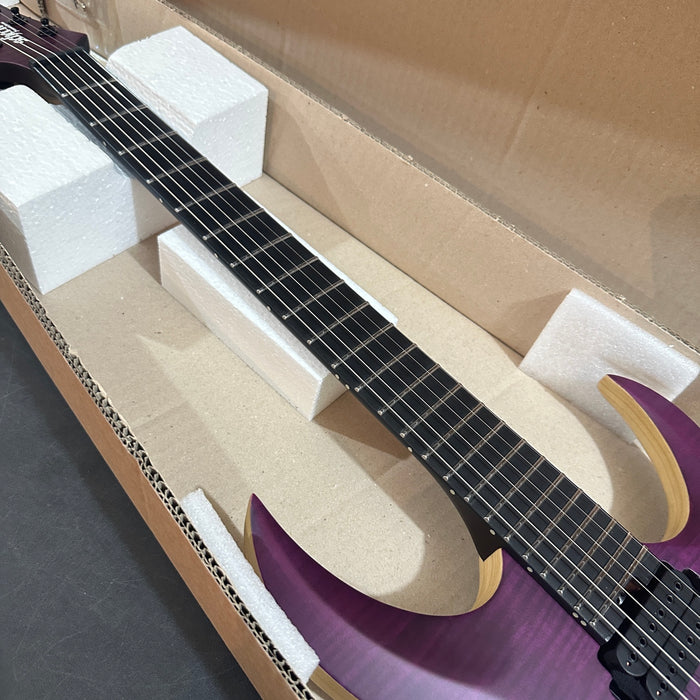Schecter John Browne Tao-6 Electric Guitar - Satin Trans Purple