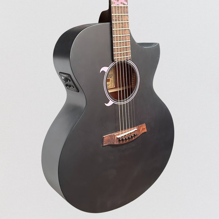 Schecter Machine Gun Kelly Electric Acoustic Guitar - Black