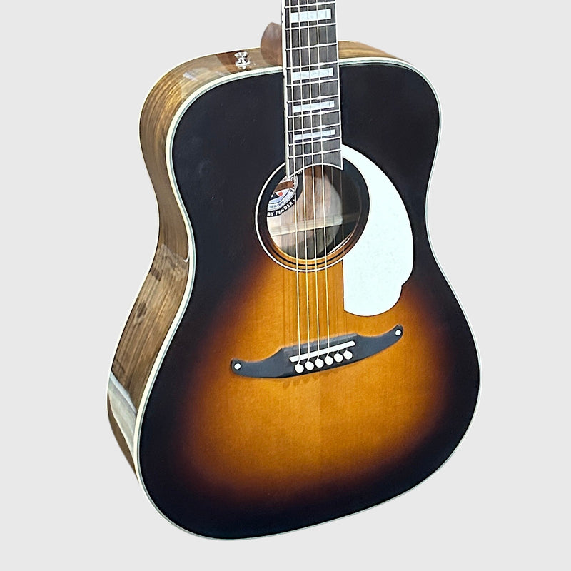 Fender California Vintage King Dreadnought Acoustic Electric Guitar w/ Case - Sunburst