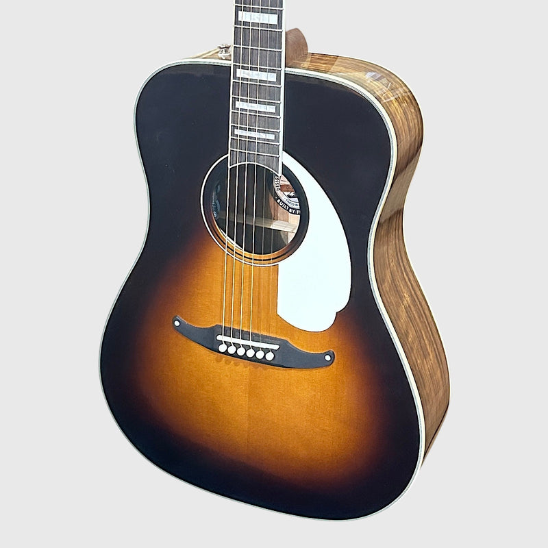 Fender California Vintage King Dreadnought Acoustic Electric Guitar w/ Case - Sunburst