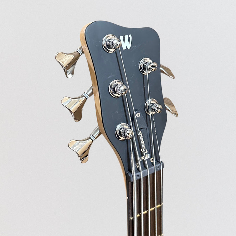 Warwick RockBass Corvette Basic 5 String Electric Bass Guitar - Ocean Blue Trans Satin