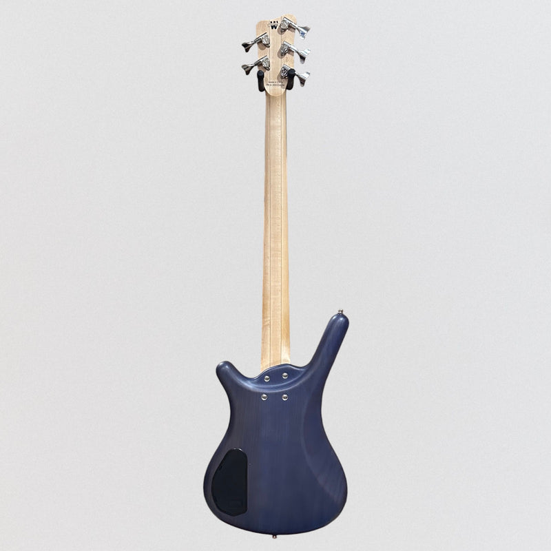 Warwick RockBass Corvette Basic 5 String Electric Bass Guitar - Ocean Blue Trans Satin