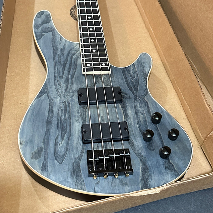 Schecter C-4 Standard 4 String Electric Bass Guitar - Charcoal