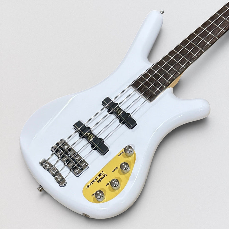 Warwick RockBass Corvette Basic 4 String Active Electric Bass Guitar - White