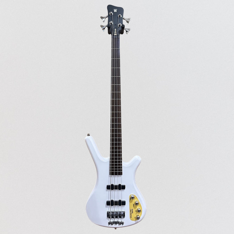Warwick RockBass Corvette Basic 4 String Active Electric Bass Guitar - White
