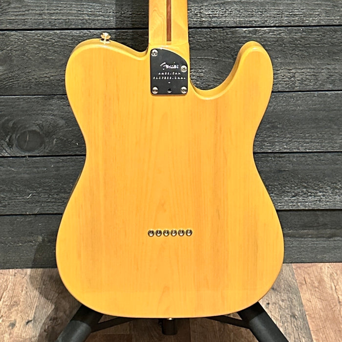 Fender American Professional II Telecaster Left-Hand Electric Guitar - Butterscotch Blonde