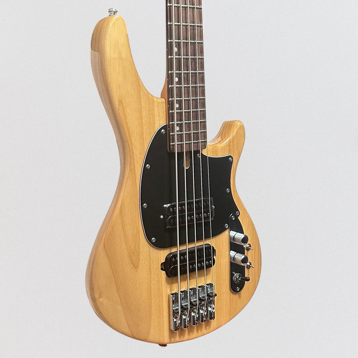 Schecter CV-5 5-String Electric Bass Guitar - Gloss Natural
