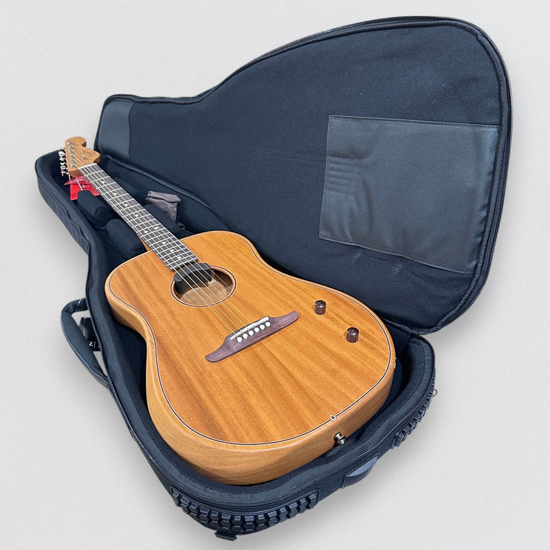 Fender Highway Dreadnought All-Mahogany Acoustic-Electric Guitar - Natural