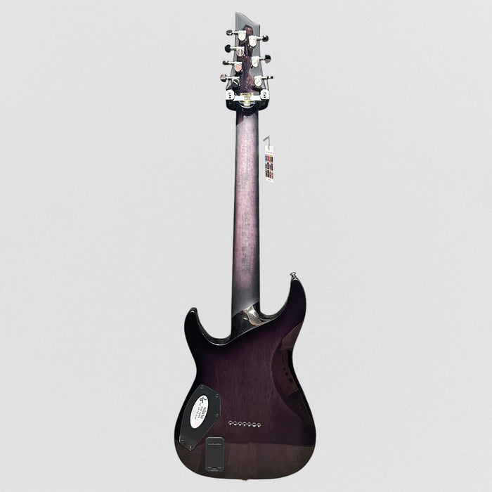 Schecter Hellraiser Hybrid C-7 7-String Electric Guitar - Transparent Black Burst