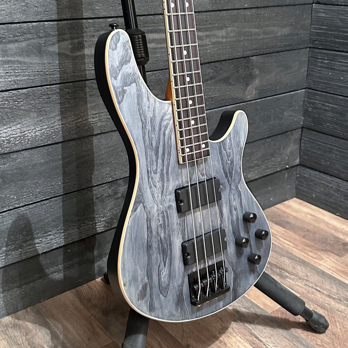 Schecter C-4 Standard 4 String Electric Bass Guitar - Charcoal