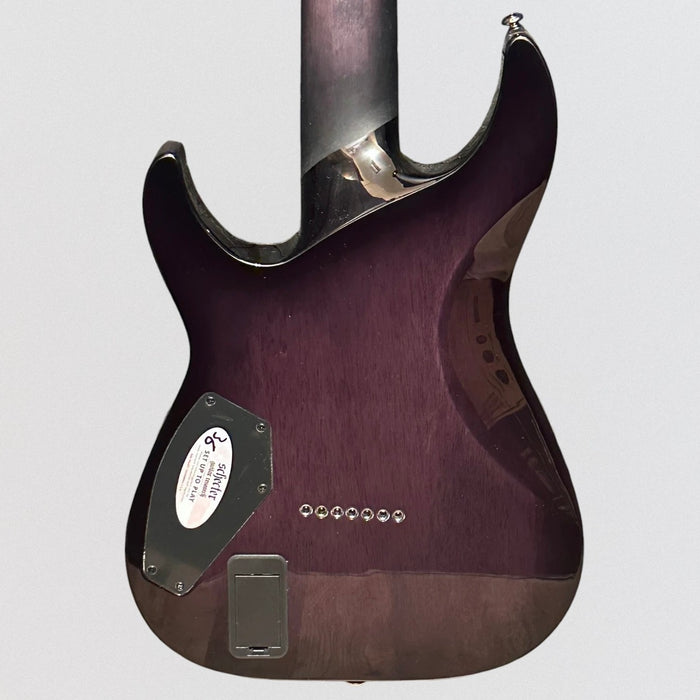 Schecter Hellraiser Hybrid C-7 7-String Electric Guitar - Transparent Black Burst