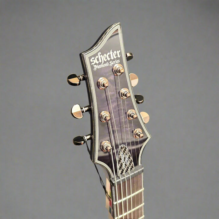 Schecter Hellraiser Hybrid C-7 7-String Electric Guitar - Transparent Black Burst