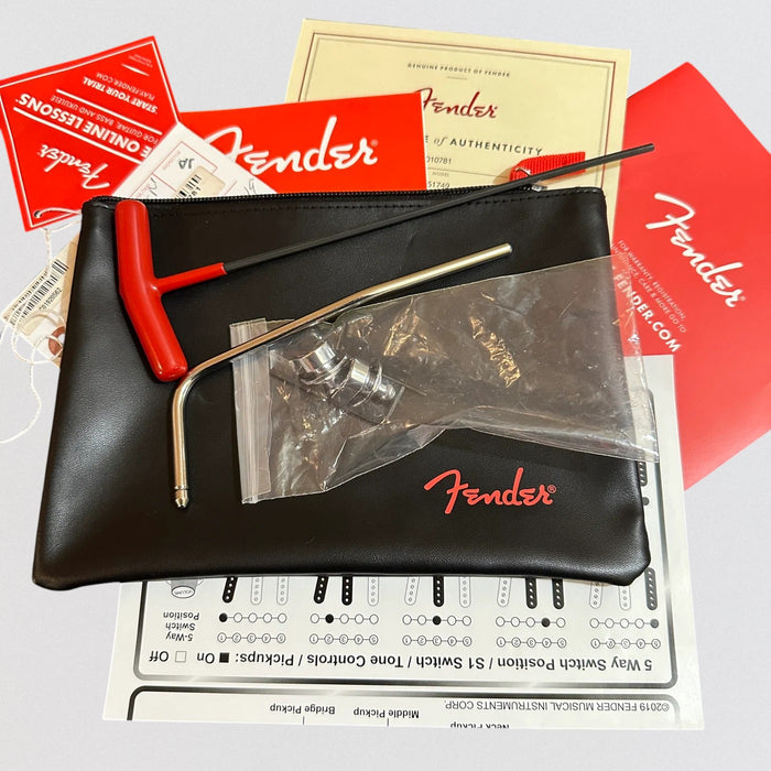 Fender American Ultra Stratocaster USA Electric Guitar 2020 - Arctic Pearl