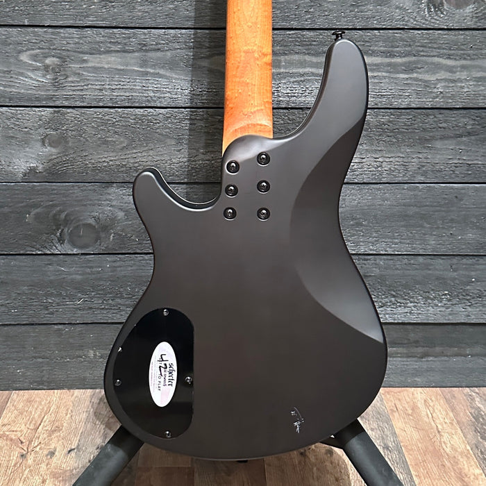 Schecter C-4 Standard 4 String Electric Bass Guitar - Charcoal