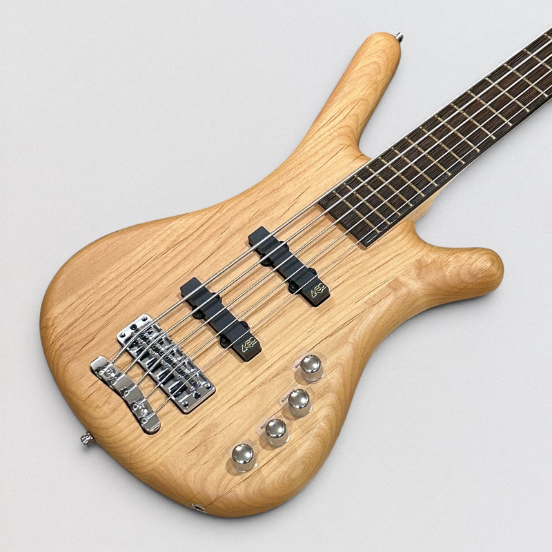 Warwick RockBass Corvette Basic 5 String Electric Bass Guitar - Natural