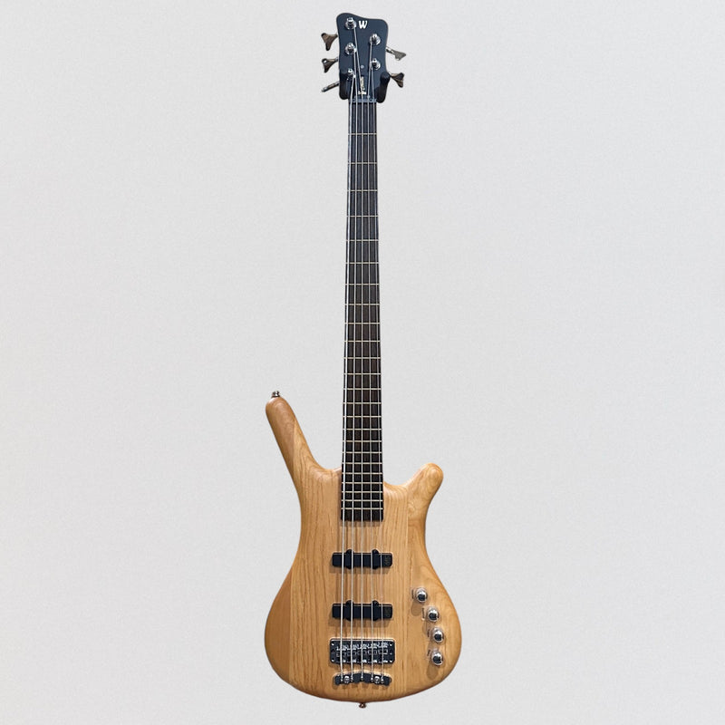 Warwick RockBass Corvette Basic 5 String Electric Bass Guitar - Natural