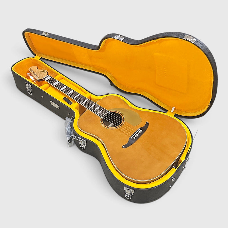 Fender California Vintage King Dreadnought Acoustic Electric Guitar w/ Case - Natural