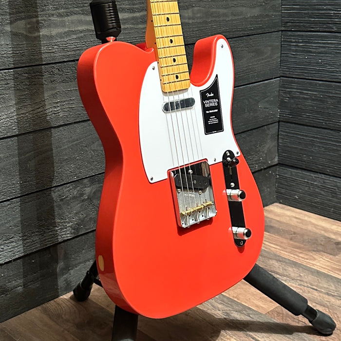 Fender Vintera '50s Telecaster Electric Guitar - Fiesta Red