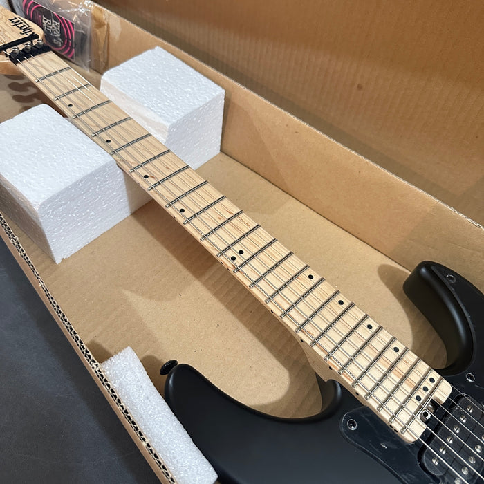 Schecter Sun Valley Super Shredder Floyd Rose Electric Guitar - Satin Black
