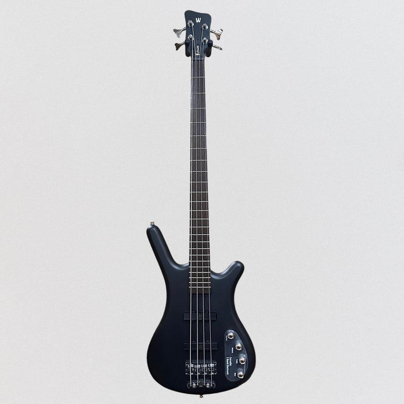 Warwick RockBass Corvette Basic 4 String Active Electric Bass Guitar - Nirvana Black