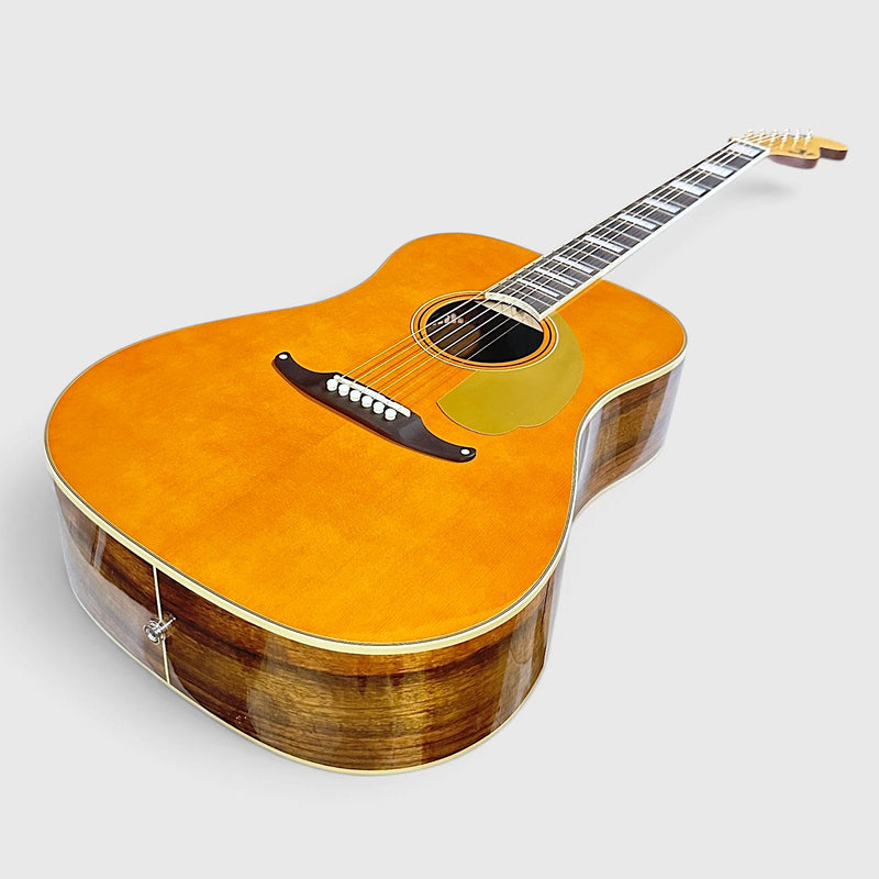 Fender California Vintage King Dreadnought Acoustic Electric Guitar w/ Case - Natural