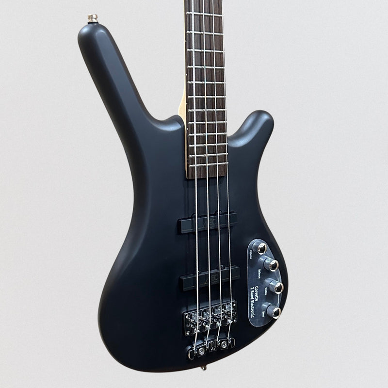 Warwick RockBass Corvette Basic 4 String Active Electric Bass Guitar - Nirvana Black