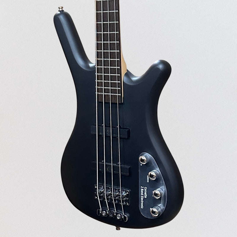 Warwick RockBass Corvette Basic 4 String Active Electric Bass Guitar - Nirvana Black