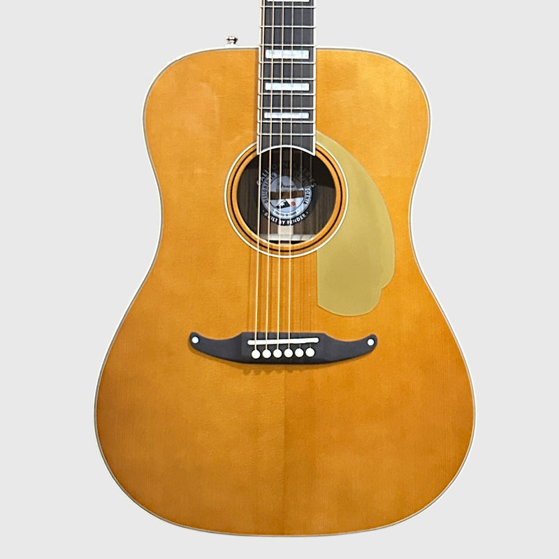 Fender California Vintage King Dreadnought Acoustic Electric Guitar w/ Case - Natural